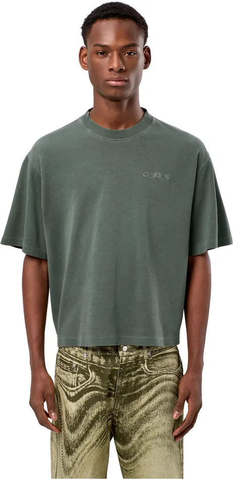 Women TShirt Green Cotton Tshirt Camper Jersey