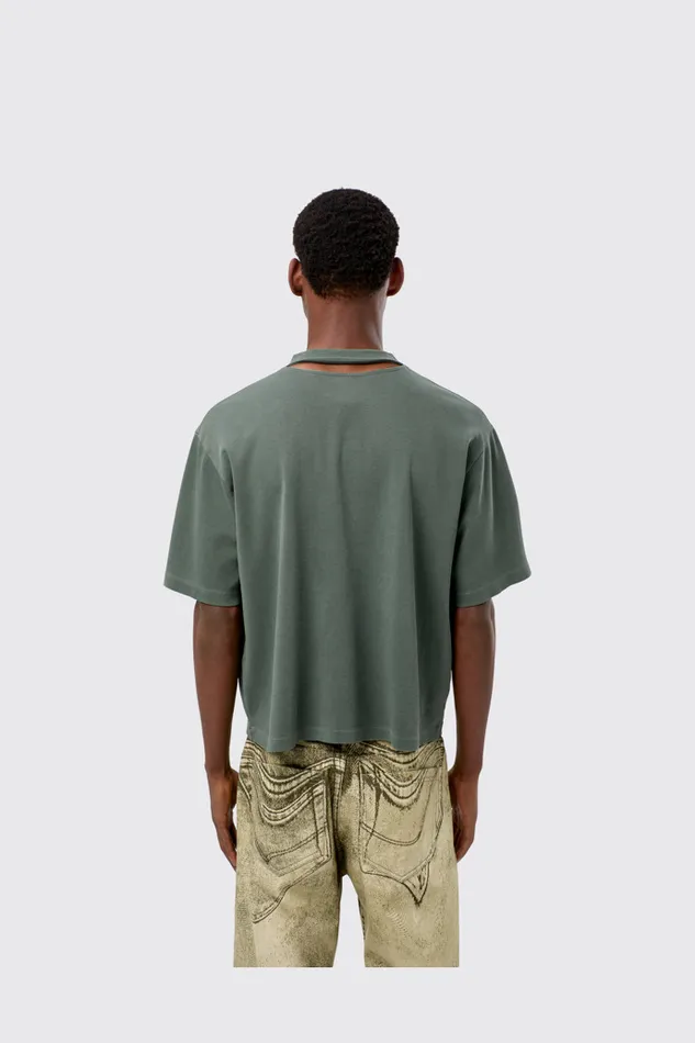 Women TShirt Green Cotton Tshirt Camper Jersey Women TShirt Green Cotton Tshirt Camper Jersey