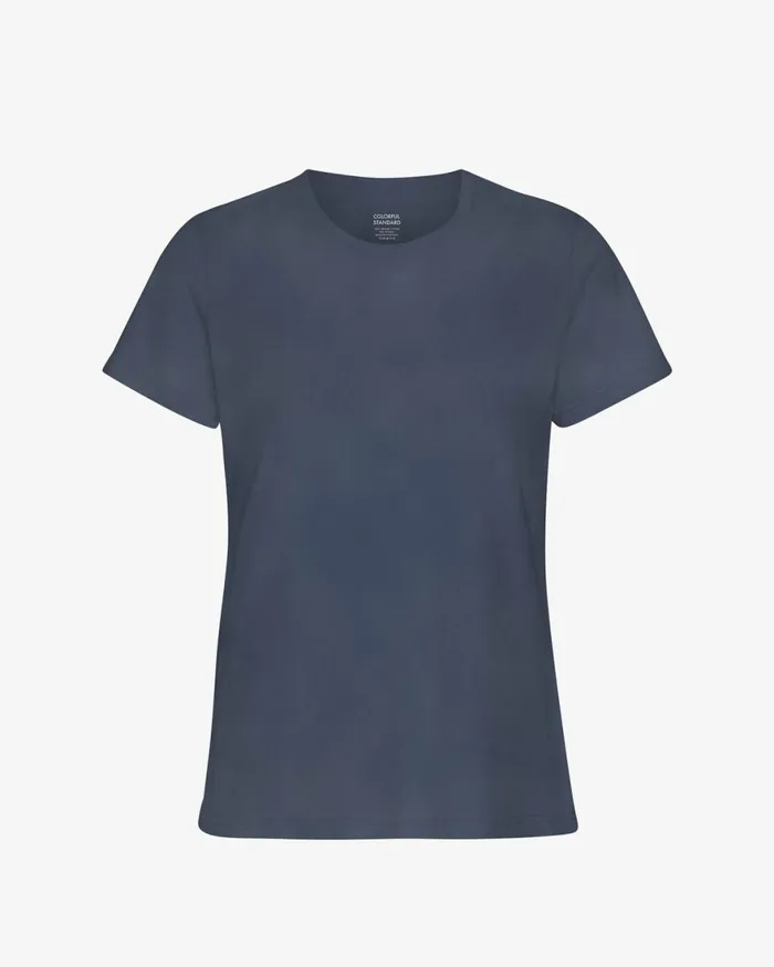 Women TShirts Colorful Standard Women Light Organic Tee Neptune Blue