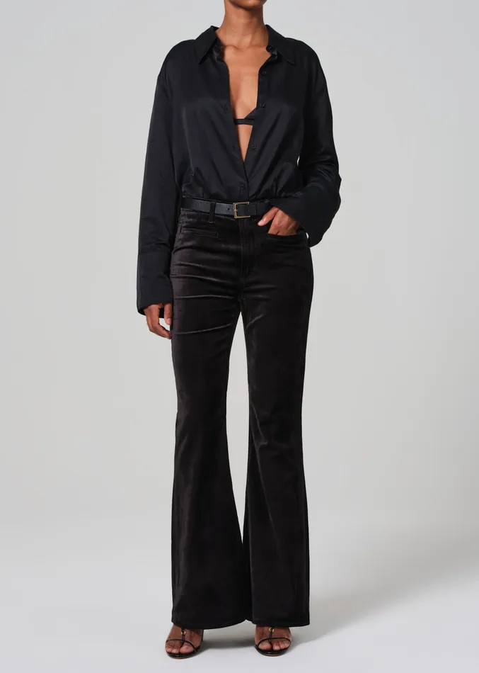Women Tops Citizens Of Humanity Camilia Shirt In Black