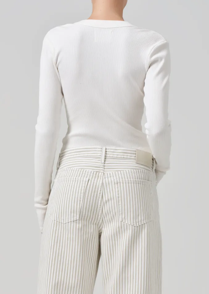 Women Tops Citizens Of Humanity Varra Henley In Pashmina