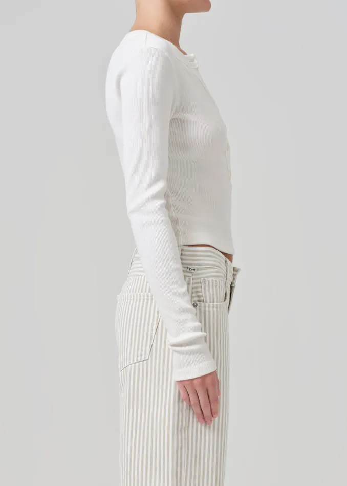Women Tops Citizens Of Humanity Varra Henley In Pashmina
