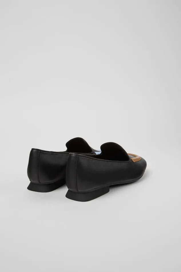 Women Twins Black Leather Ballerinas Camper Formal Shoes Women Twins Black Leather Ballerinas Camper Formal Shoes