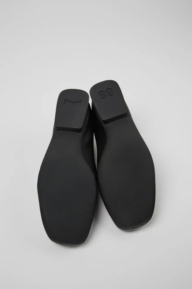 Women Twins Black Leather Ballerinas Camper Formal Shoes Women Twins Black Leather Ballerinas Camper Formal Shoes