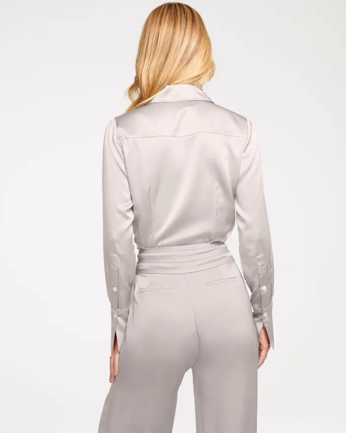 Women Victoria Button Down Blouse Marigold Ramy Brook Tops