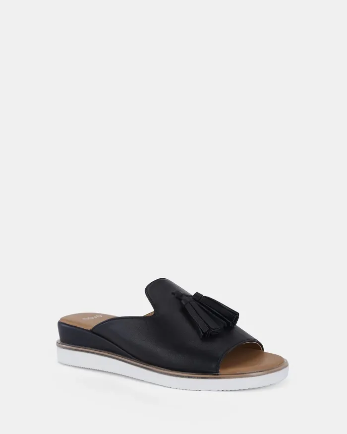 Women Wedges NOVO Shoes BOLLY BLACK
