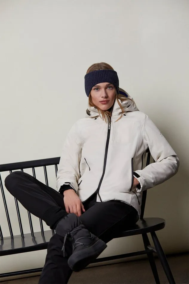 Women White Aktua Jacket Ecoalf Coats And Jackets