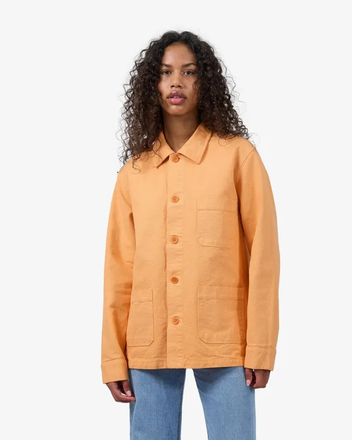 Women Workwear Jackets Colorful Standard Organic Workwear Jacket Sandstone Orange