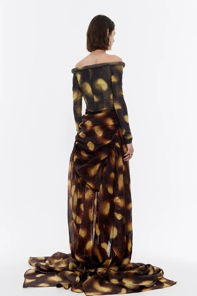 Yellow Feathers Mini Skirt With Maxi Bow Plumas Yellow Women Bimba Y Lola Skirts Yellow Feathers Mini Skirt With Maxi Bow Plumas Yellow Women Bimba Y Lola Skirts