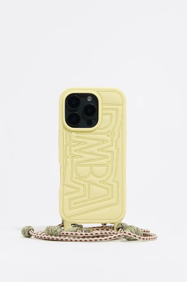 Yellow Silicone IPhone 16 Pro Case Yellow Women Bimba Y Lola Phone Cases