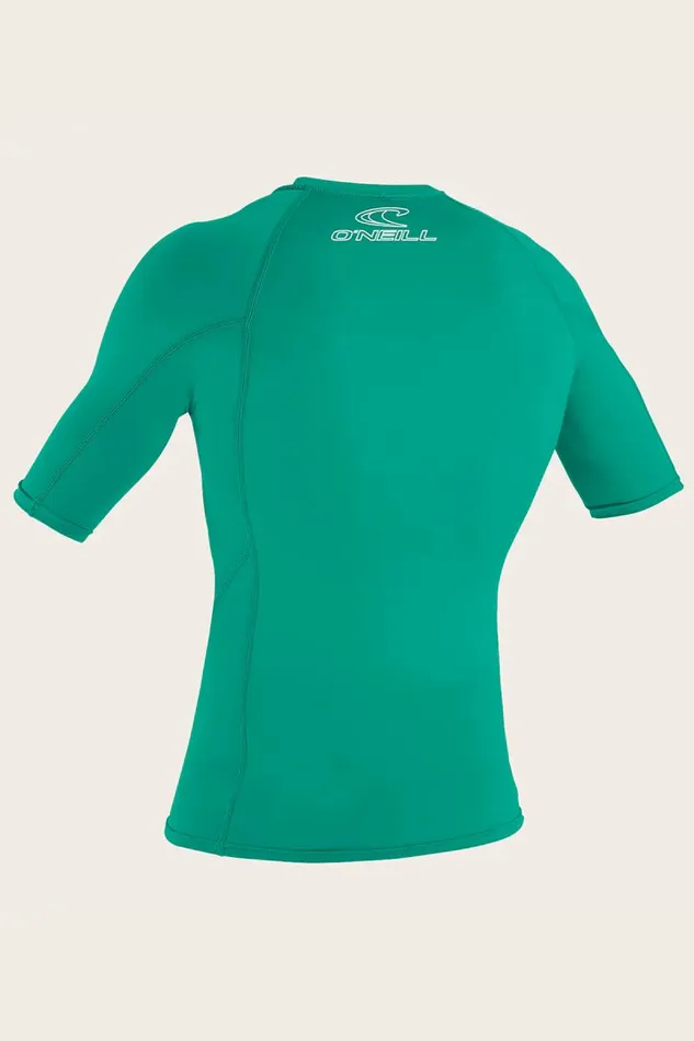 YOUTH BASIC SKINS 50 SS RASH GUARD Seaglass Kids O039NEILL Youth Wetsuits