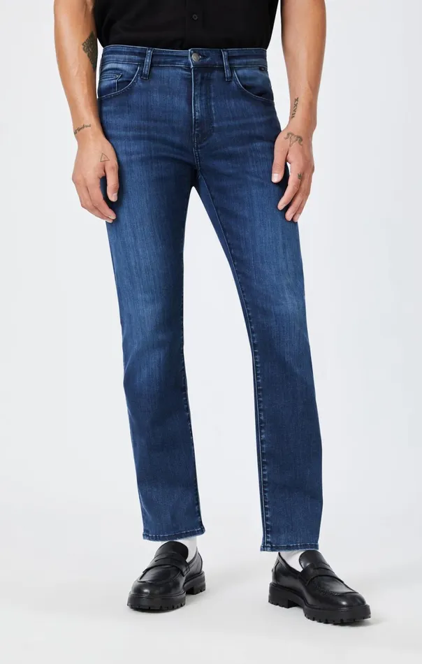 Zach Straight Leg In Dark Tonal Brushed Supermove Men Mavi Jeans Denim Zach Straight Leg In Dark Tonal Brushed Supermove Men Mavi Jeans Denim