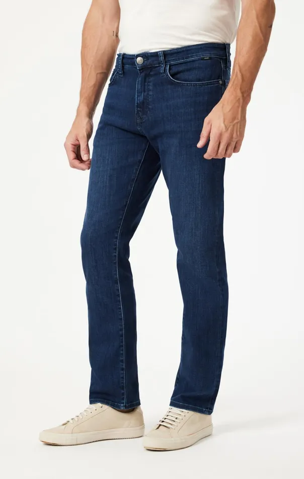 Zach Straight Leg In Deep Brushed Supermove Men Mavi Jeans Denim Zach Straight Leg In Deep Brushed Supermove Men Mavi Jeans Denim