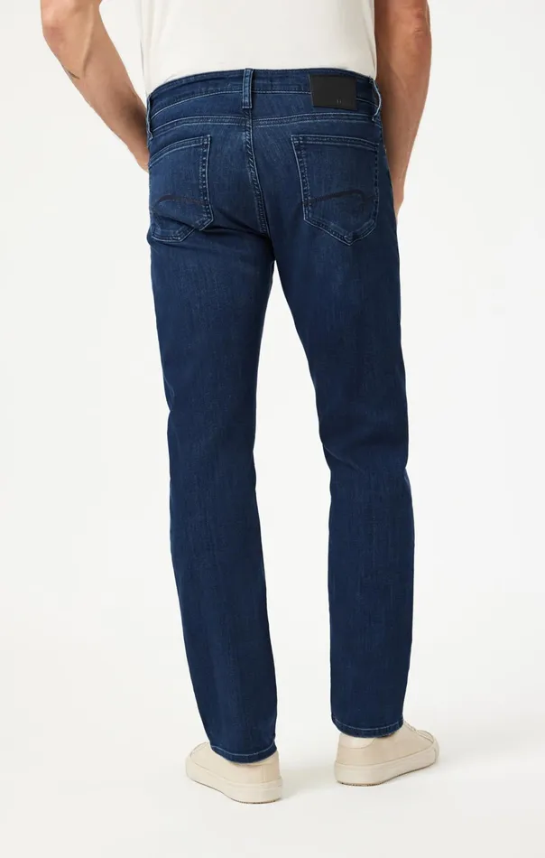 Zach Straight Leg In Deep Brushed Supermove Men Mavi Jeans Denim Zach Straight Leg In Deep Brushed Supermove Men Mavi Jeans Denim