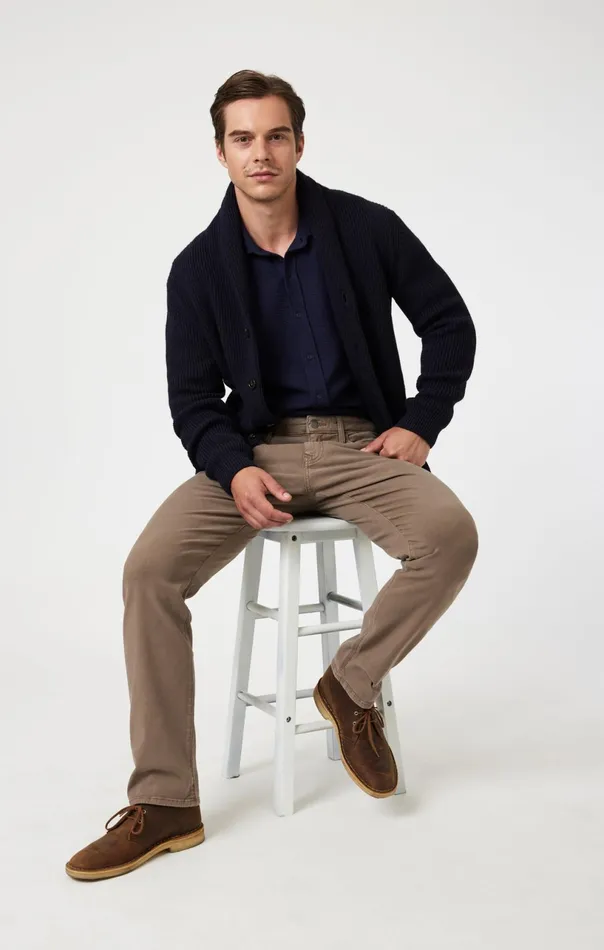Zach Straight Leg In Timber Luxe Twill Men Mavi Jeans Pants Zach Straight Leg In Timber Luxe Twill Men Mavi Jeans Pants